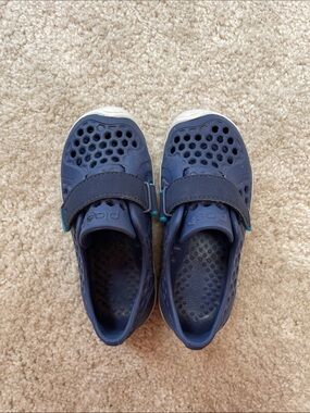 PLAE Kids Navy Blue Water Shoes sandals with  velcro Strap